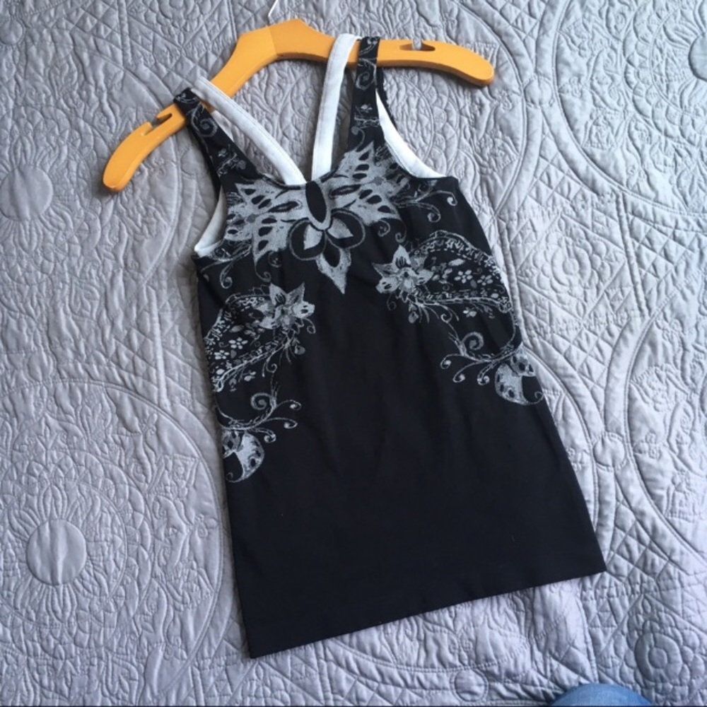 Athleta multi layered tank top size xs